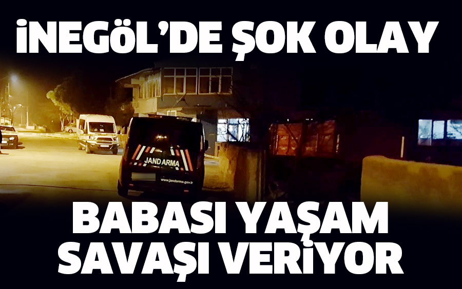 Baba oğul arasında kan aktı