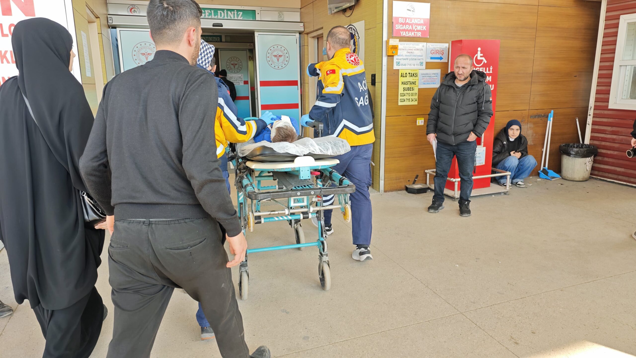 2 Yaşındaki çocuk kazada yaralandı