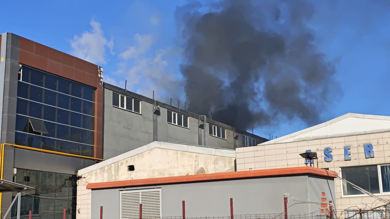 İnegöl’de tekstil fabrikasında yangın