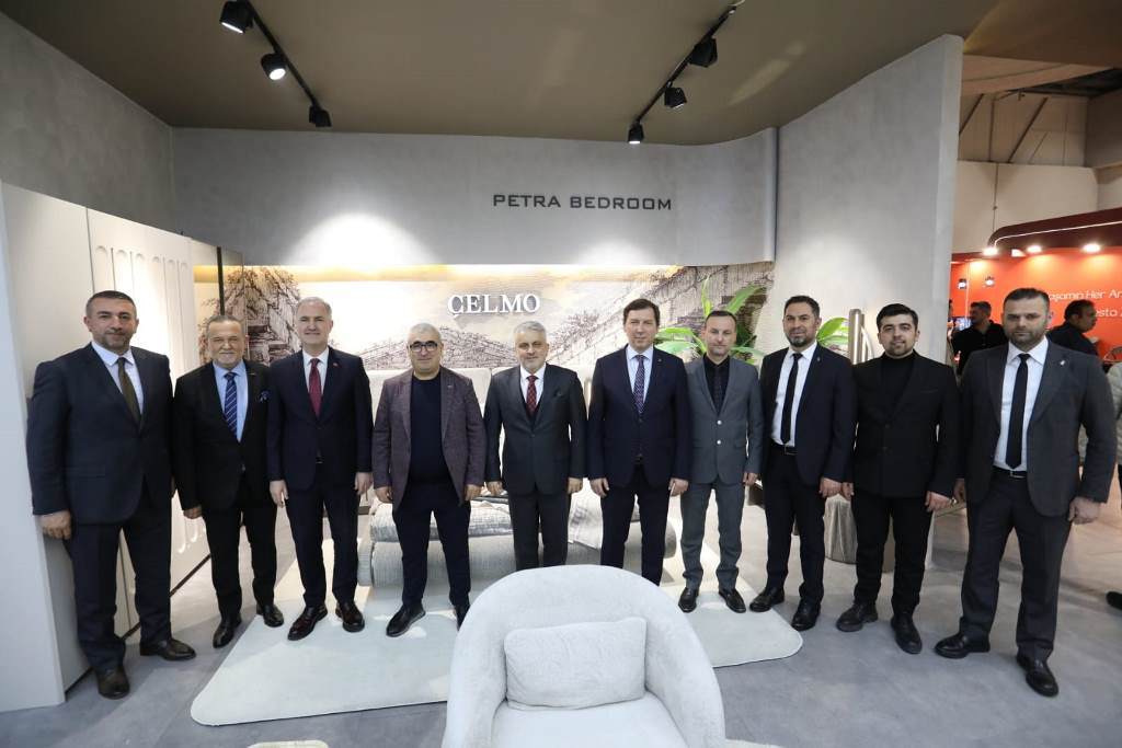 İnegöl protokolünden İstanbul Mobilya Fuarı’na ziyaret