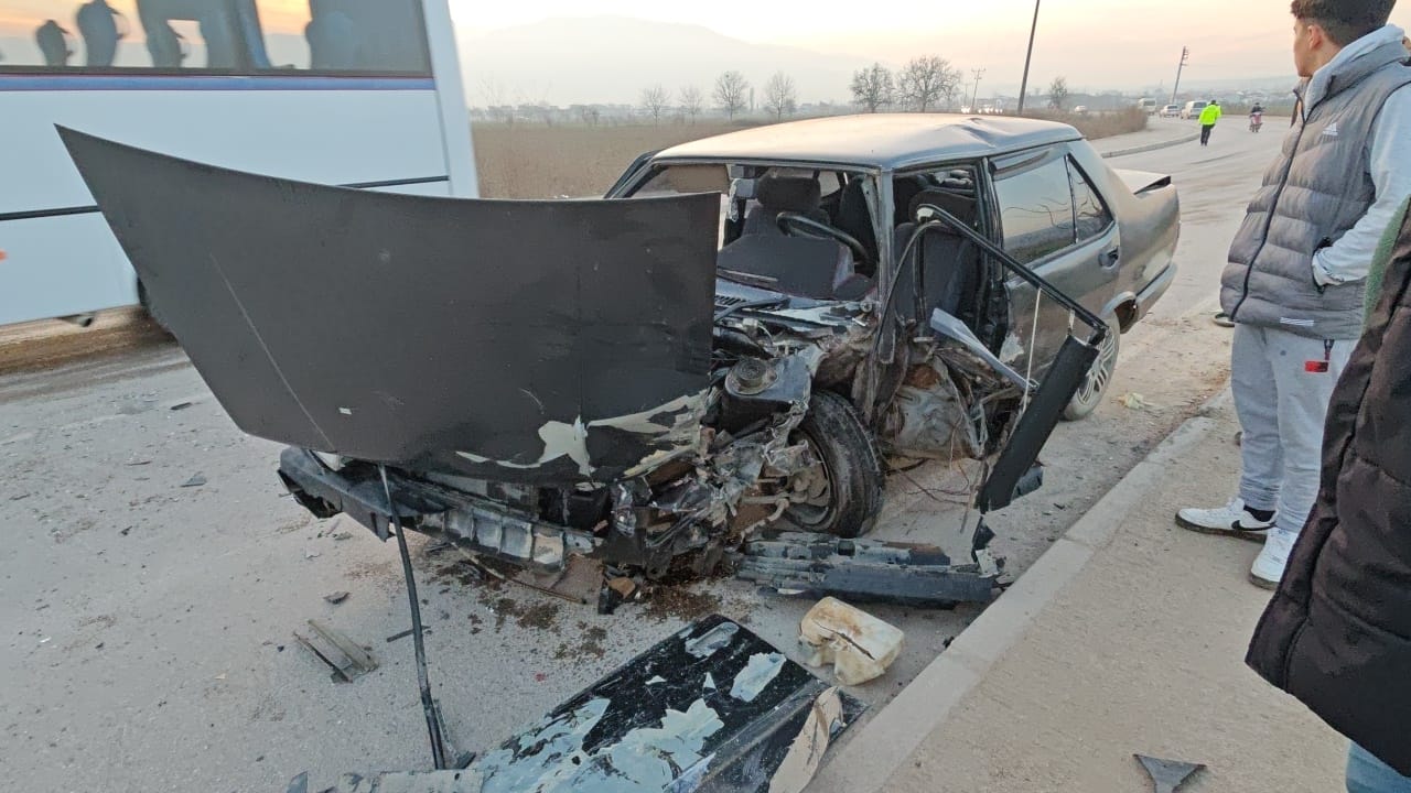 İnegöl’de feci kaza