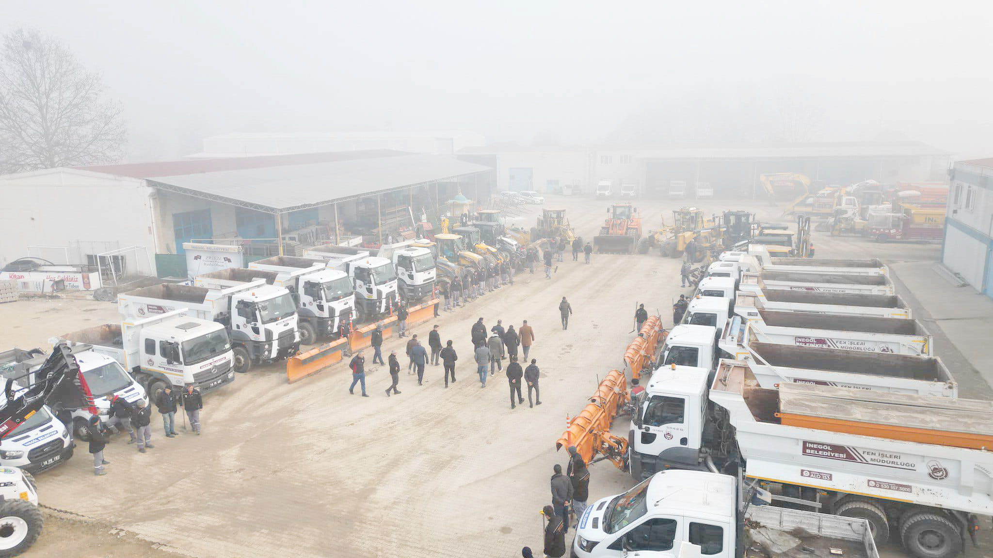 İnegöl Belediyesi kar yağışına hazır