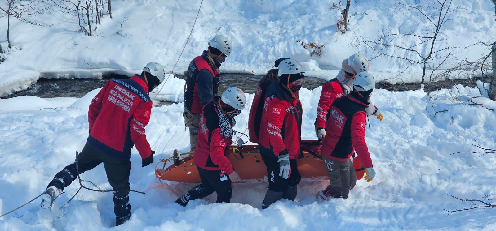 İNDAK’tan -18 derecede zorlu kış tatbikatı