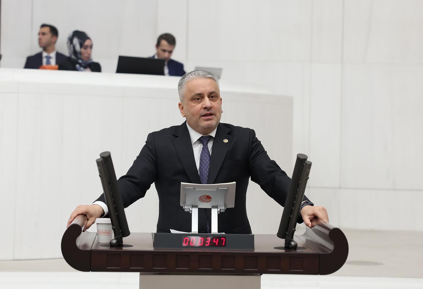 ‘Muhalefetin gündeminde yine algı yine iftira var, bizim gündemimiz ise yine hizmet, yine eser’