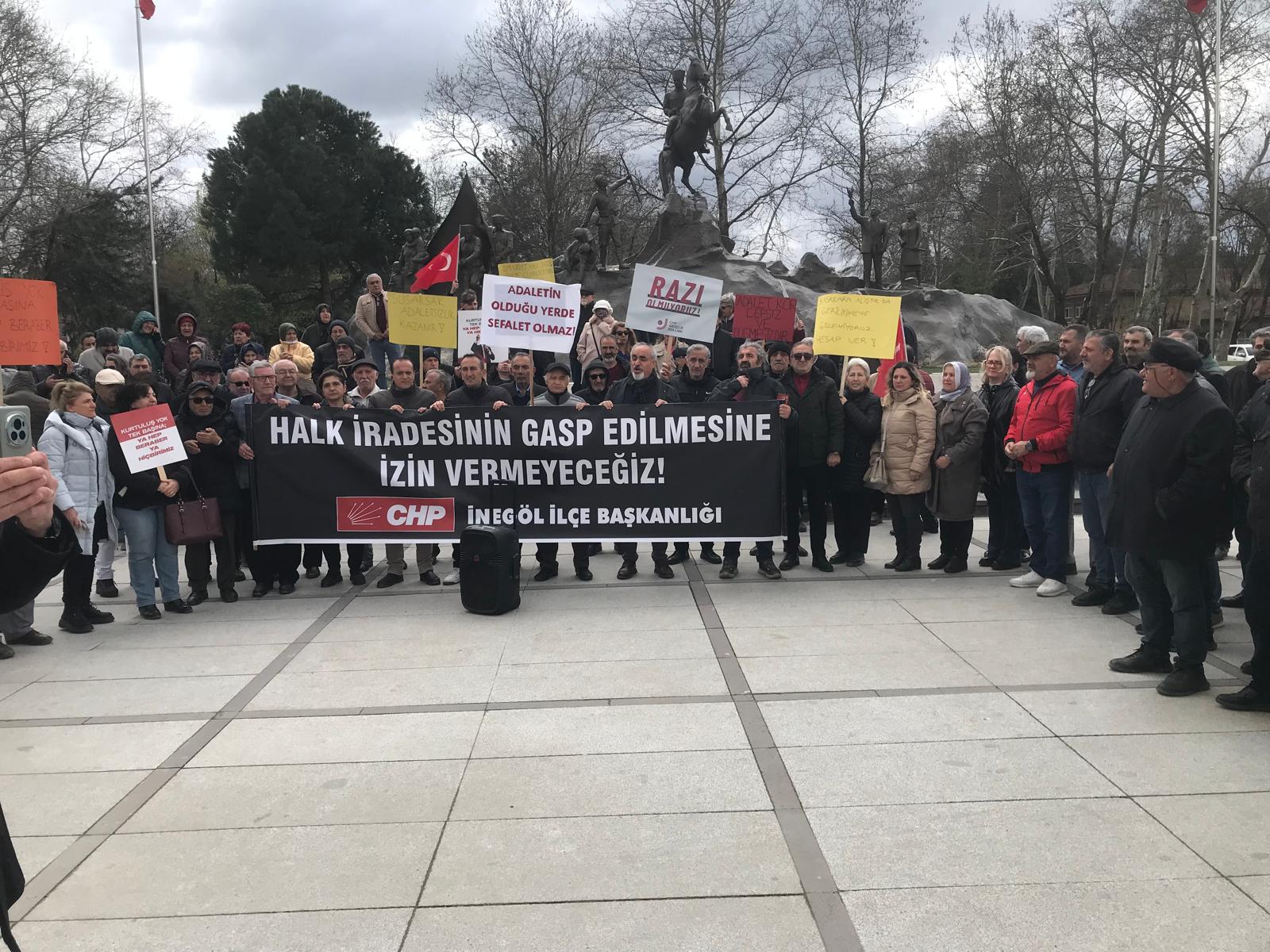 İmamoğlu’na İnegöl’den destek verdiler