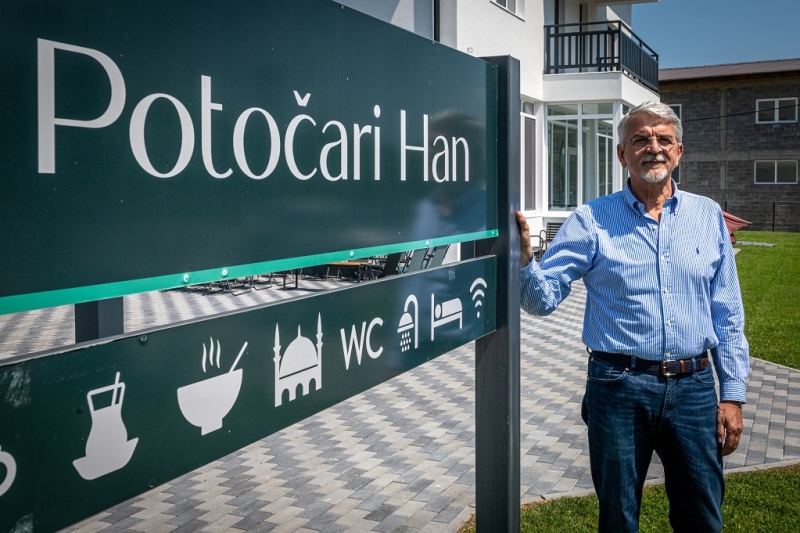 Muzaffer Çilek’ten Srebrenica’ya anlamlı yatırım;  Potočari Han