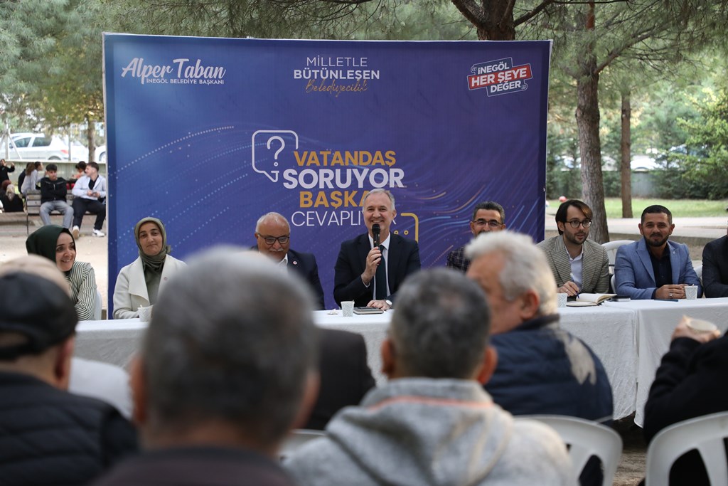 Yunus Emre Mahallesi sakinleri sordu, Başkan Taban cevapladı