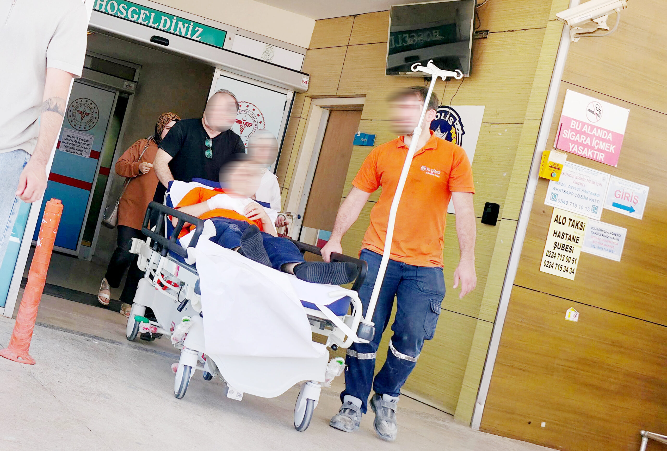 Cam fabrikasında iş kazası bir işçi elinden yaralandı