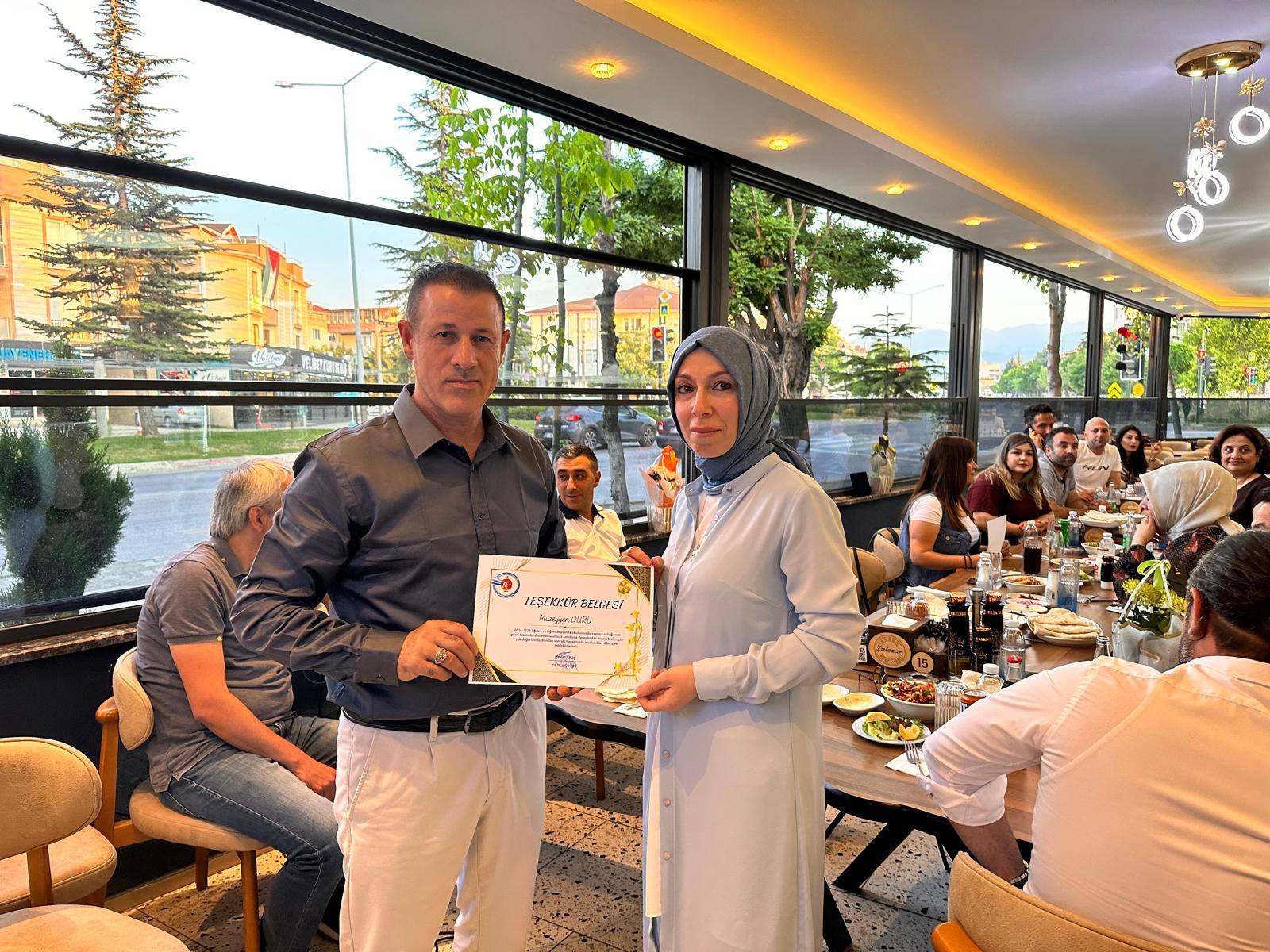 Edebey İlk ve Ortaokulu’ndan öğretmenlerine vefa yemeği