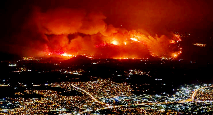 İnegöl’den yangın bölgesine akın