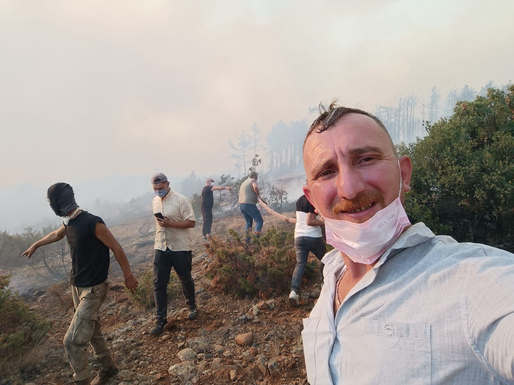 İnegöl’ün gönül eri, yangında, depremde… yardıma koşuyor