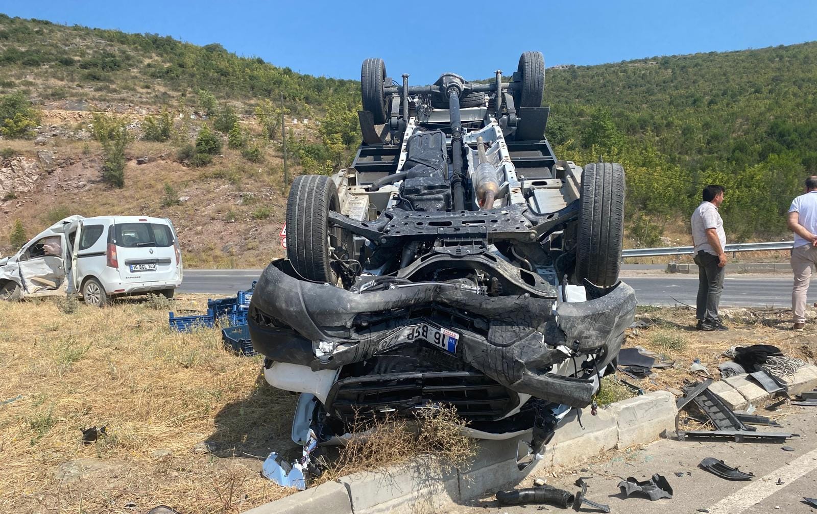 İnegöl’de feci kaza