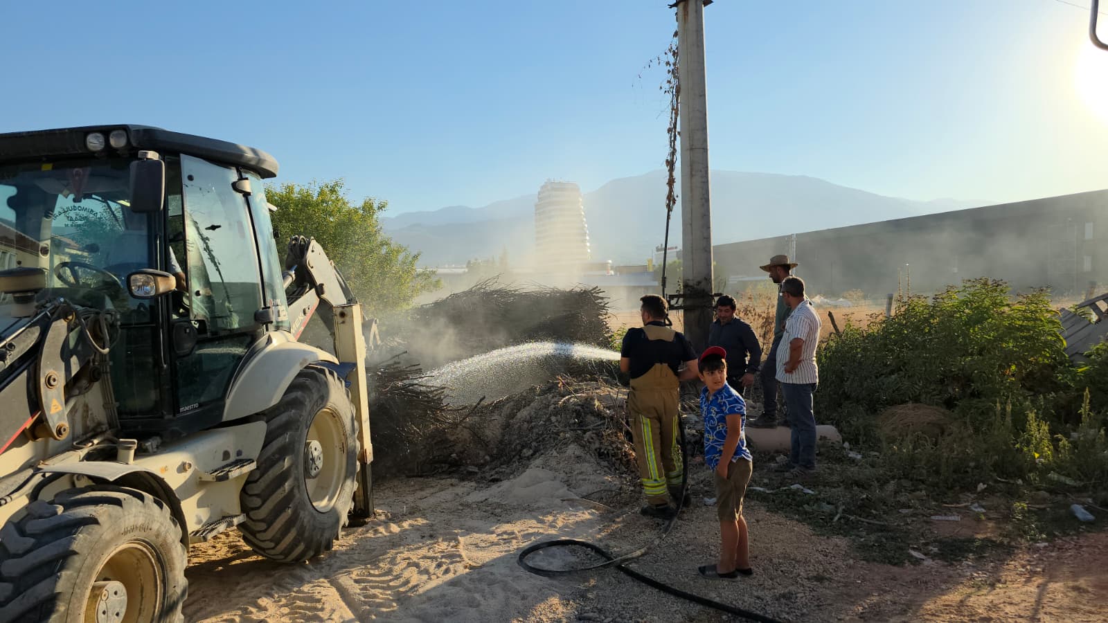 Huzur Mahallesi’nde ‘uçurtma’ patlaması
