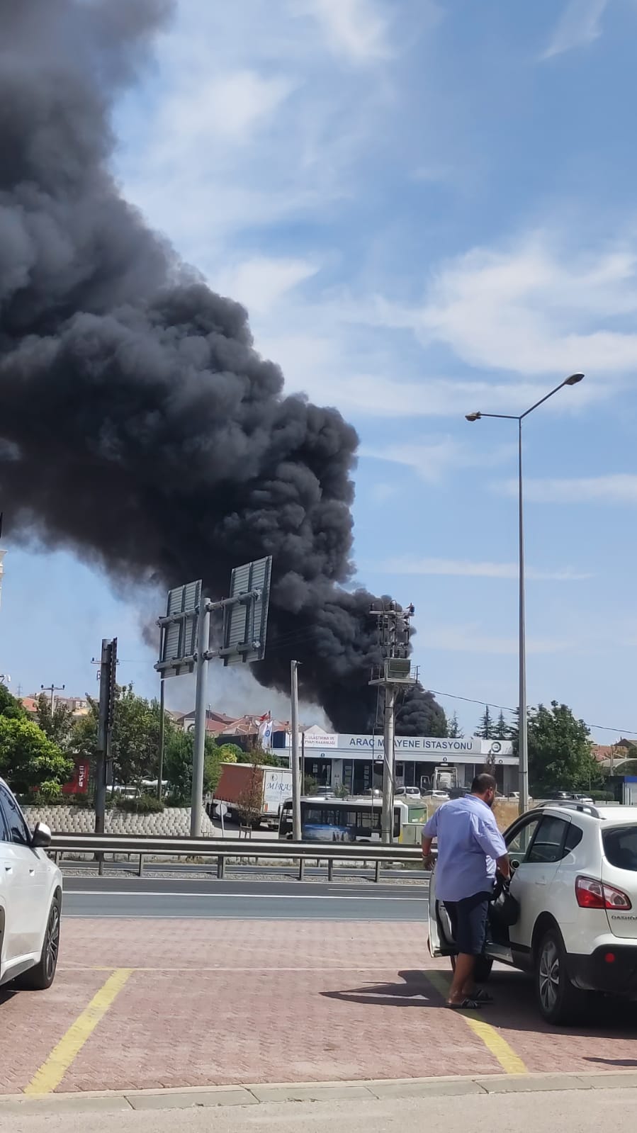 İnegöl’de korku dolu dakikalar