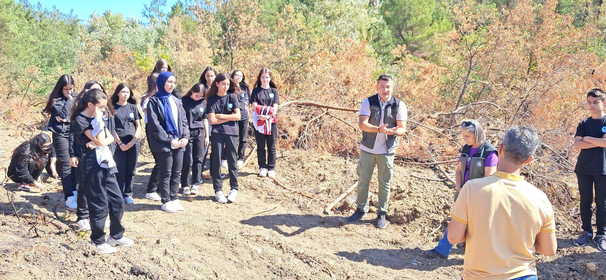 Halil İnalcık Sosyal Bilimler Lisesi öğrencileri ‘Yeşil Vatan’ için sahada