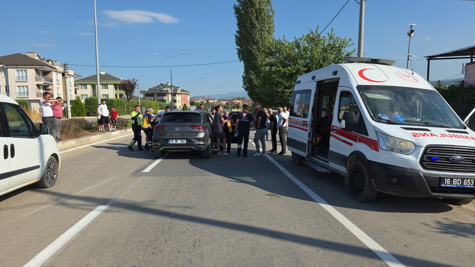 Kazalar kavşağında bir kaza daha