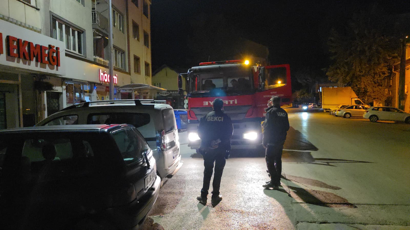 Baca yangını paniğe neden oldu