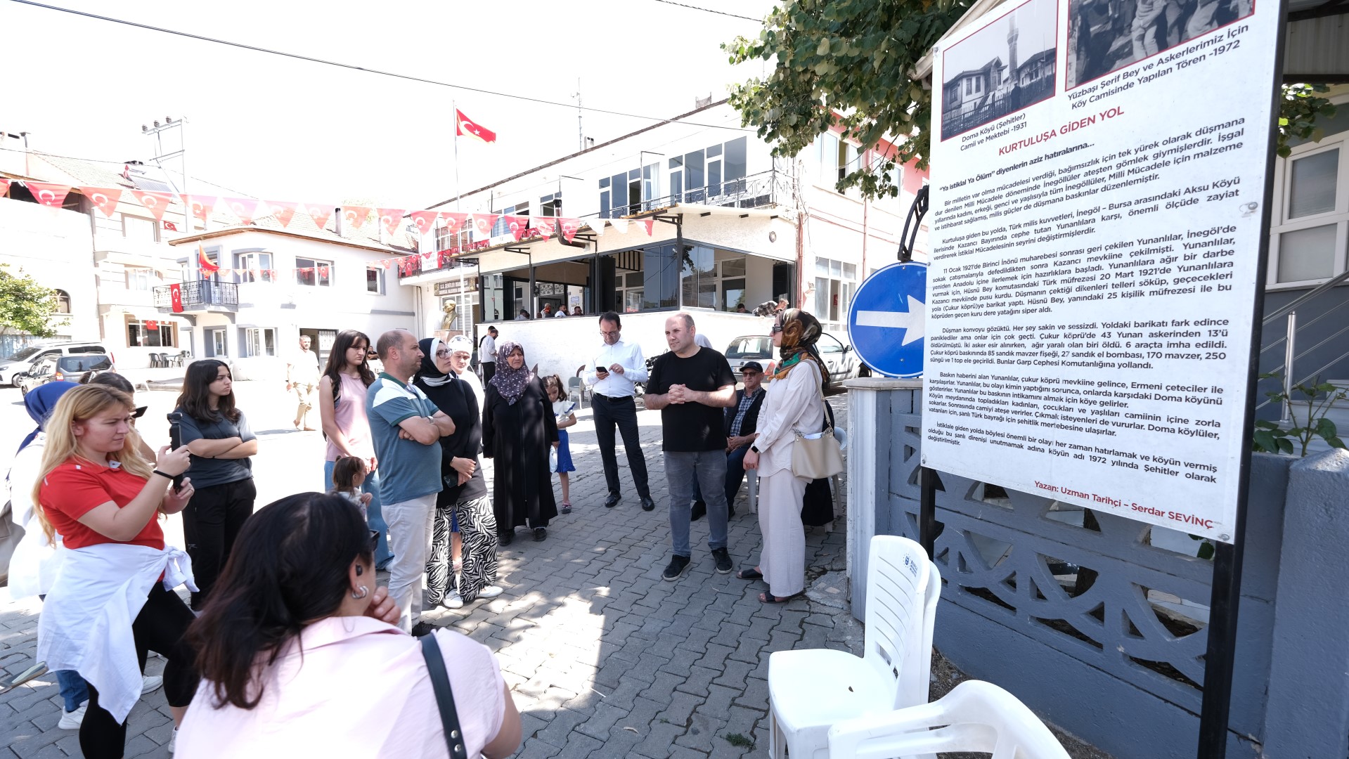 İnegöllü vatandaşlar tarihi yerinde keşfetti
