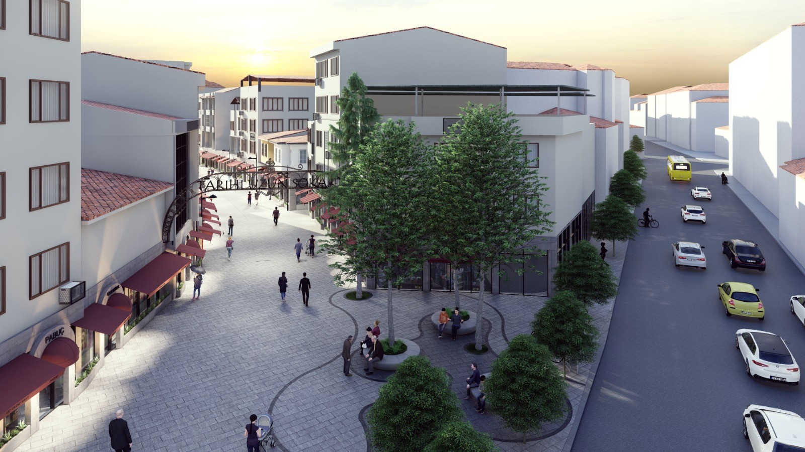 Tarihi çarşıda tarihi dönüşüm