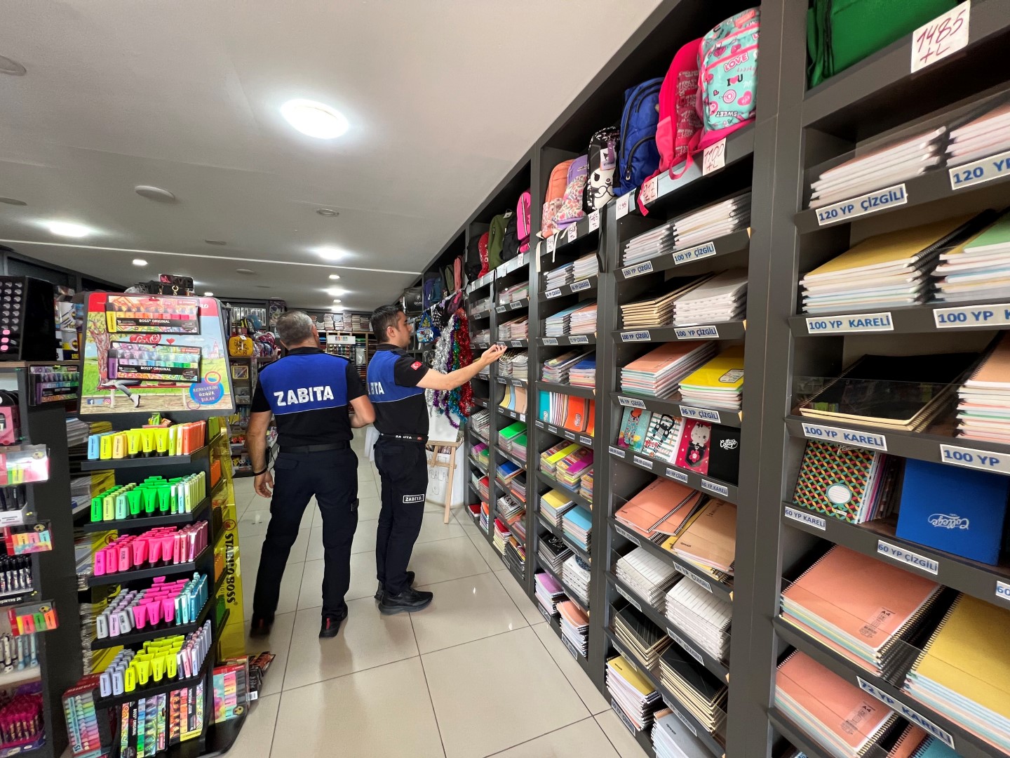 Zabıta’dan kırtasiyelere sıkı denetim