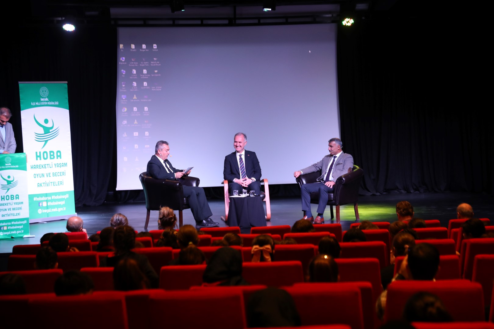 Yeşil koltuğun ilk konuğu  başkan Taban oldu