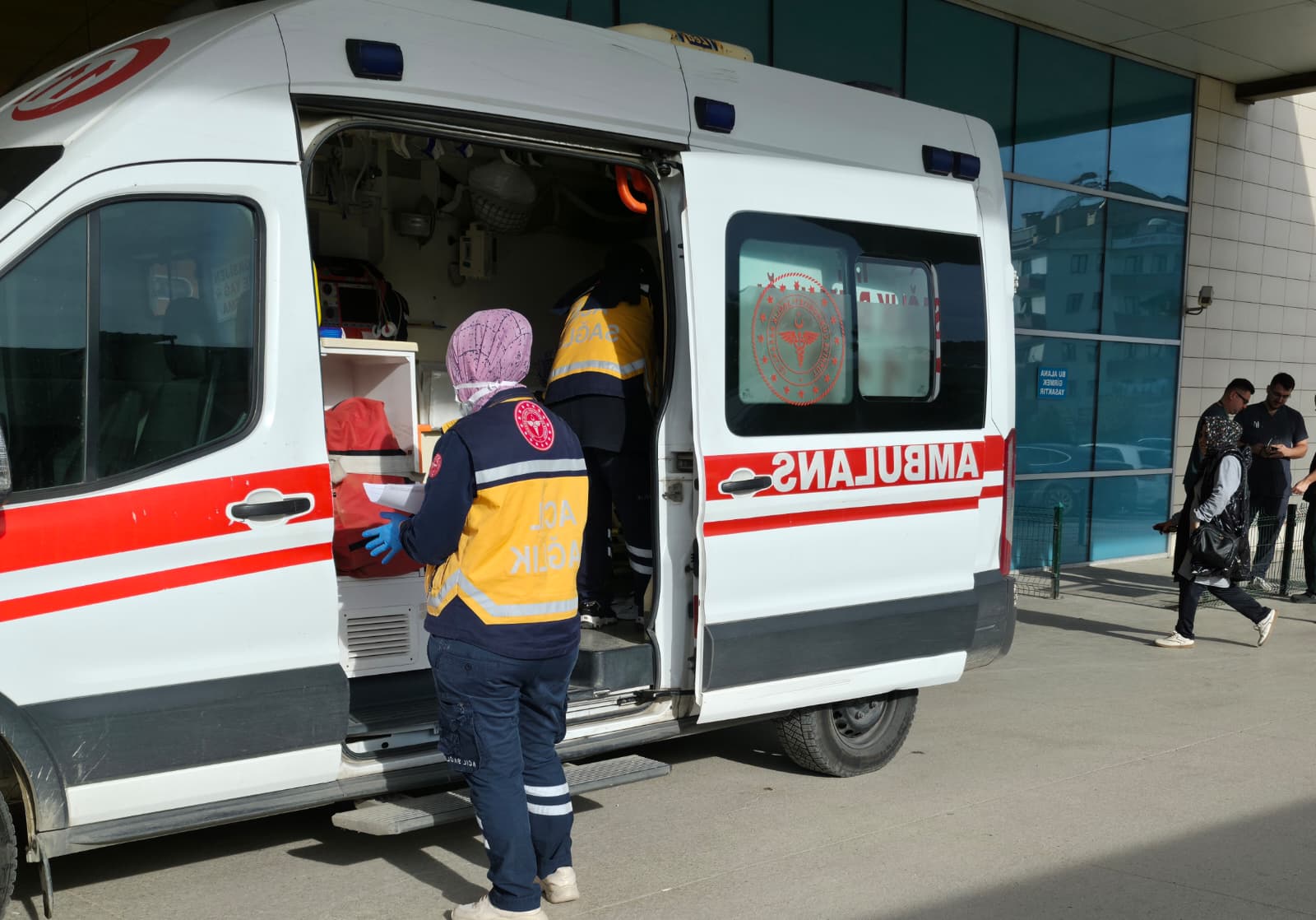 Hastanede hareketli anlar