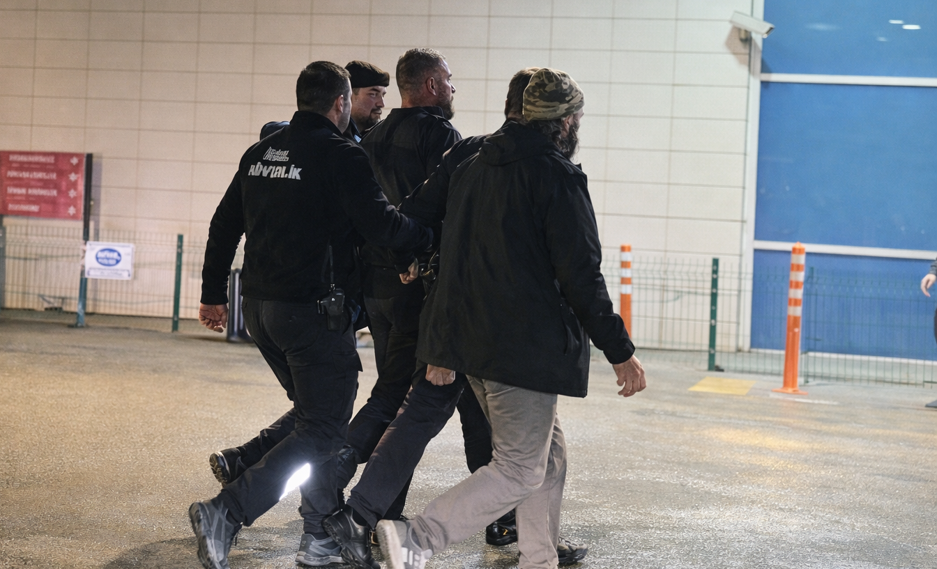 Dili kopan sürücü, hastaneden kaçmaya çalıştı