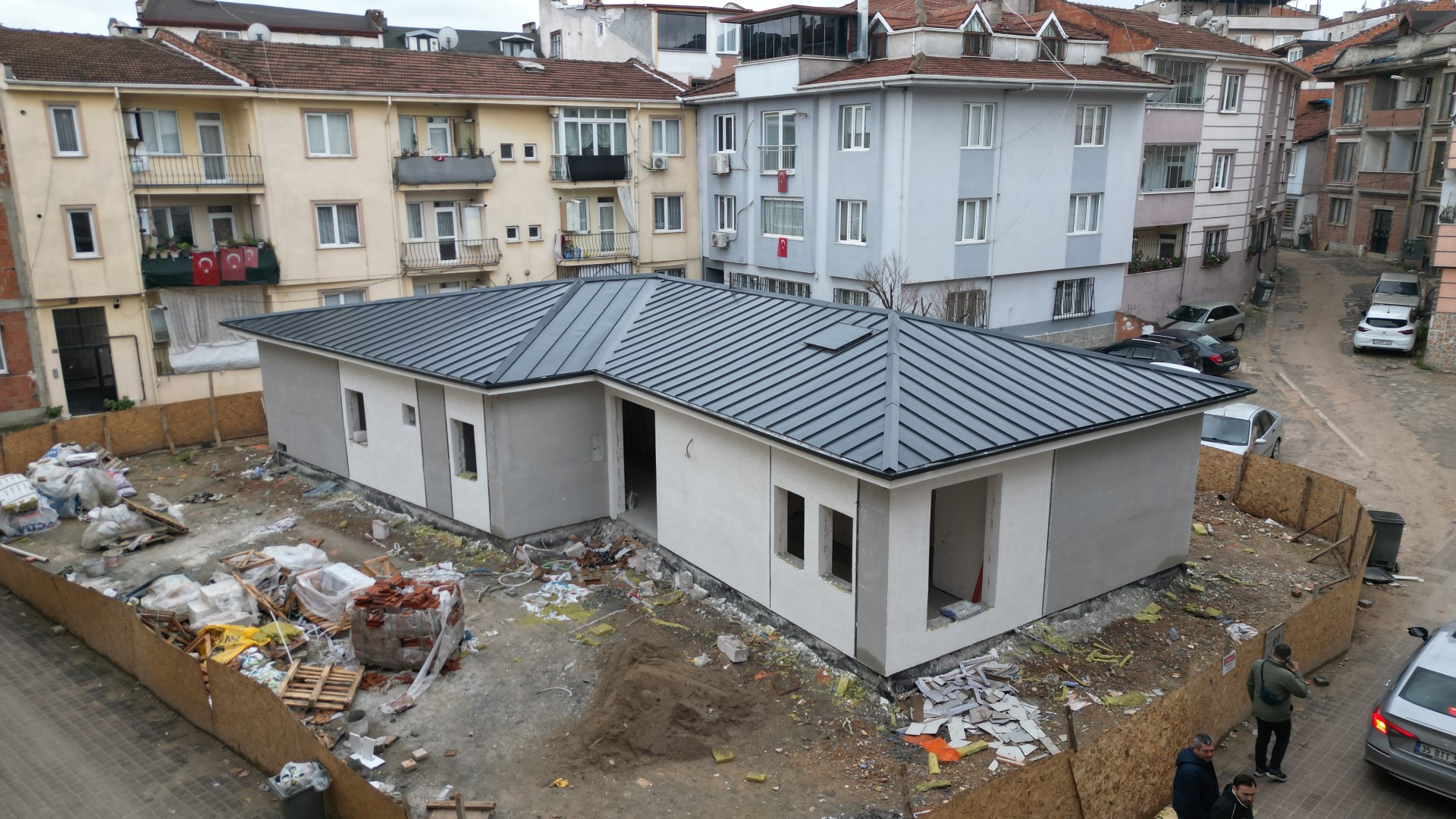 Sinanbey Mahallesi’nin yeni aile sağlığı merkezi yükseliyor