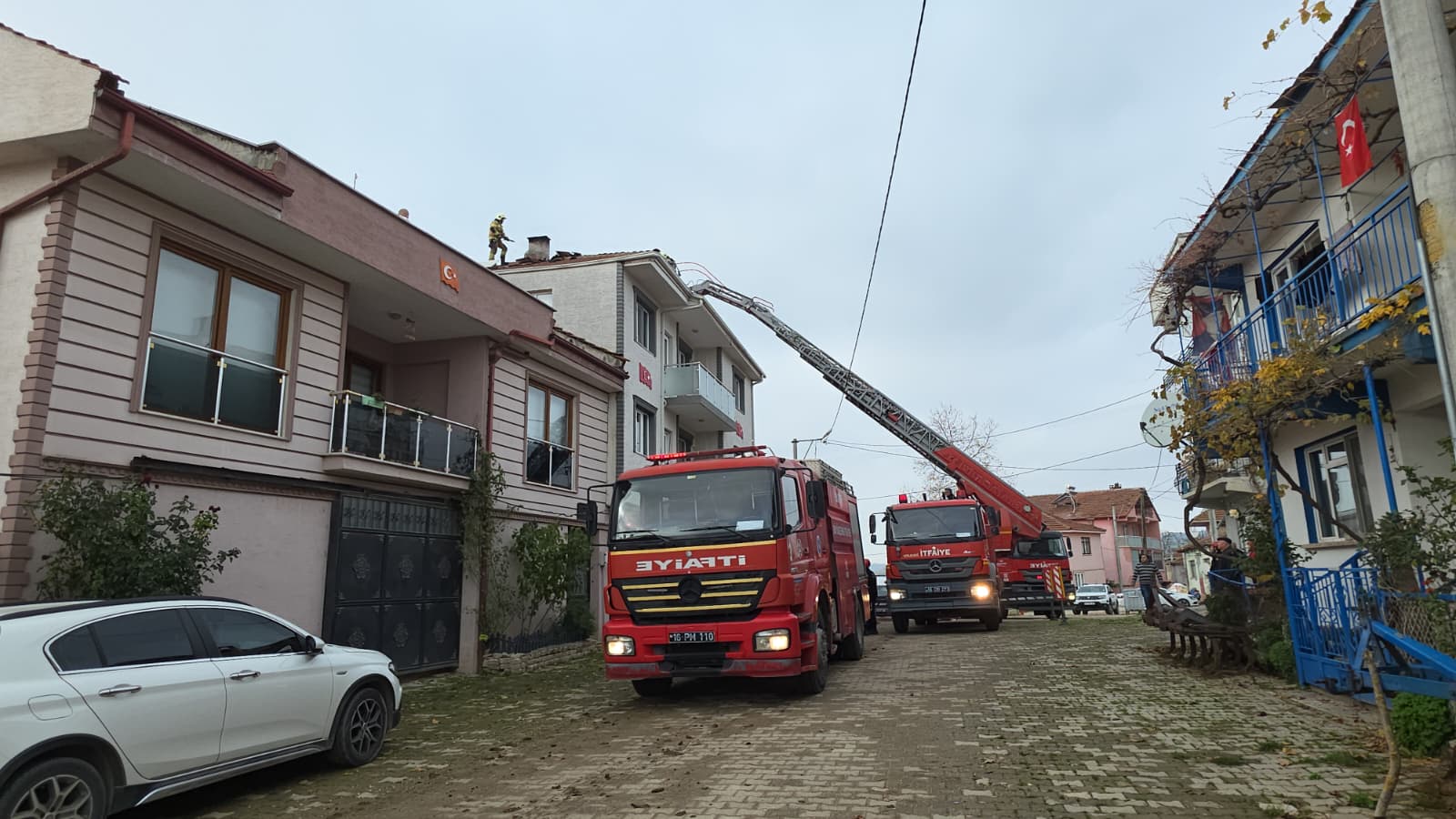 Şehitler’de yangın paniği