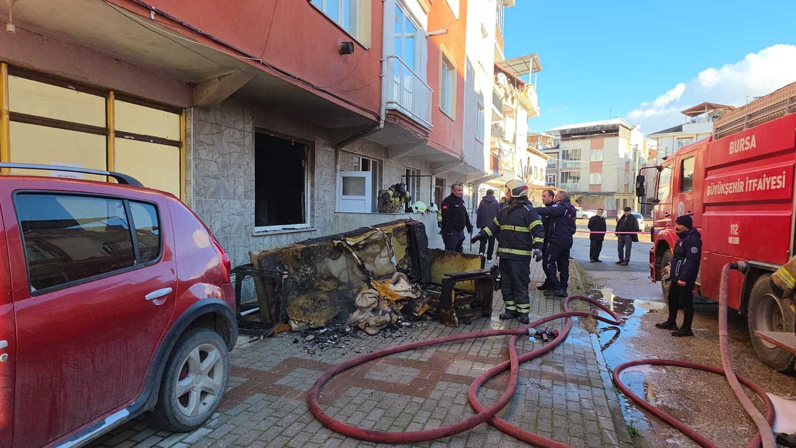 Kemalpaşa’da korkutan yangn