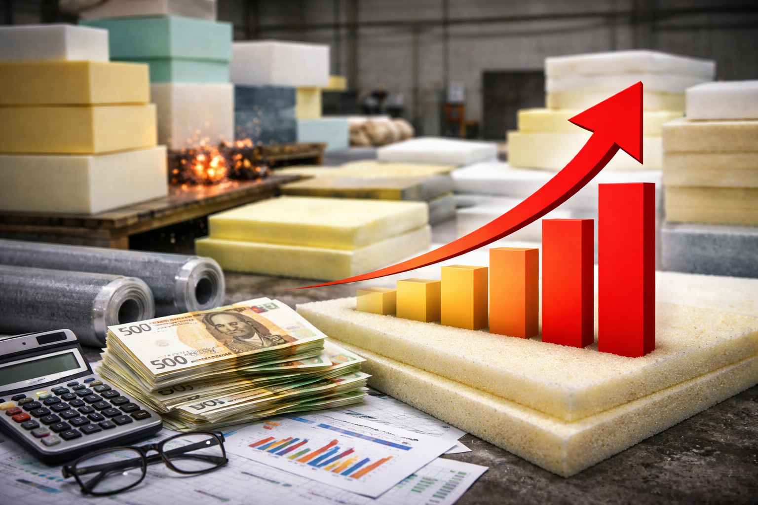 Sünger hammaddesindeki fahiş artışa tepki