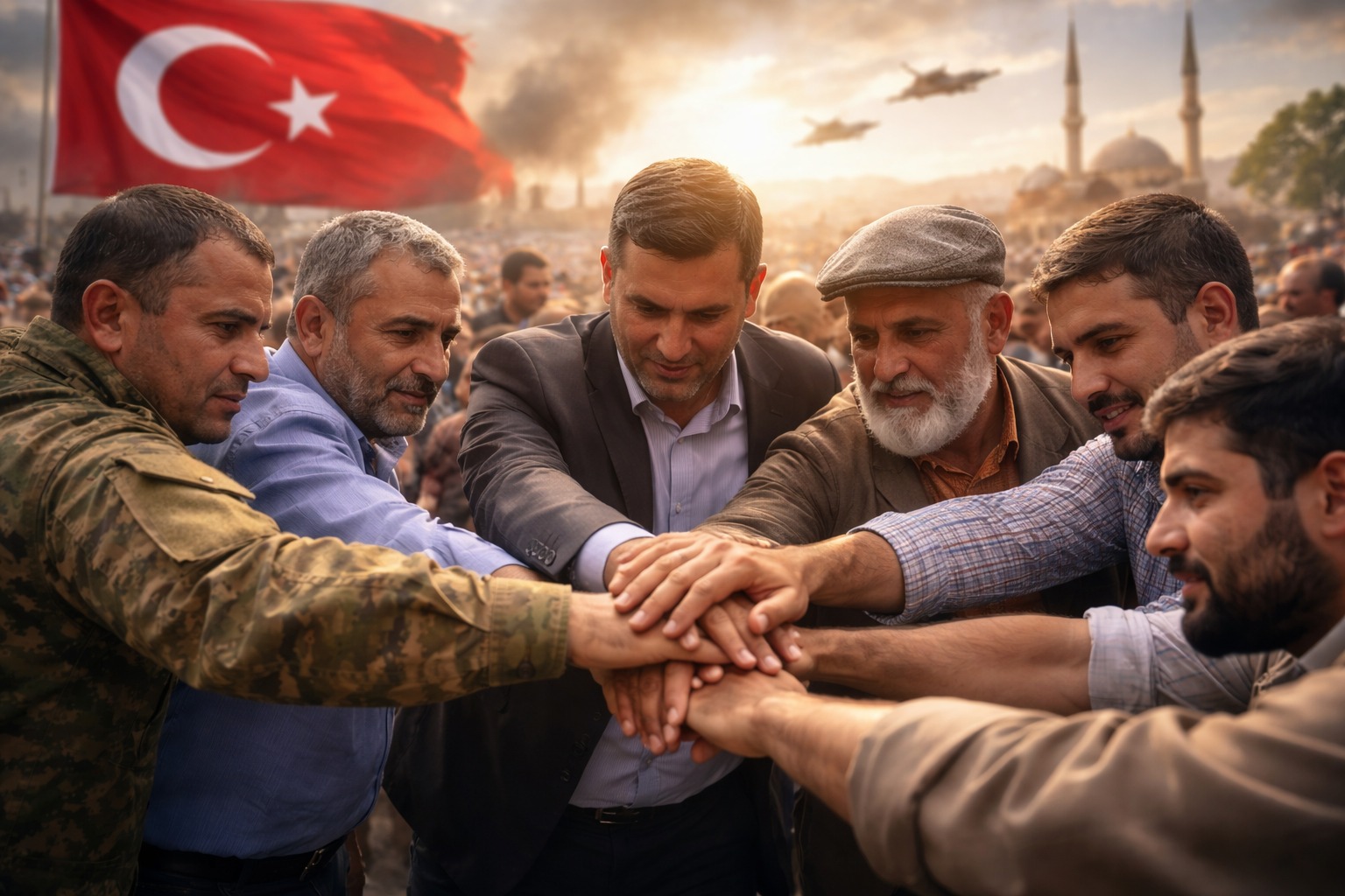 Birlik olursak ateş çemberini aşarız