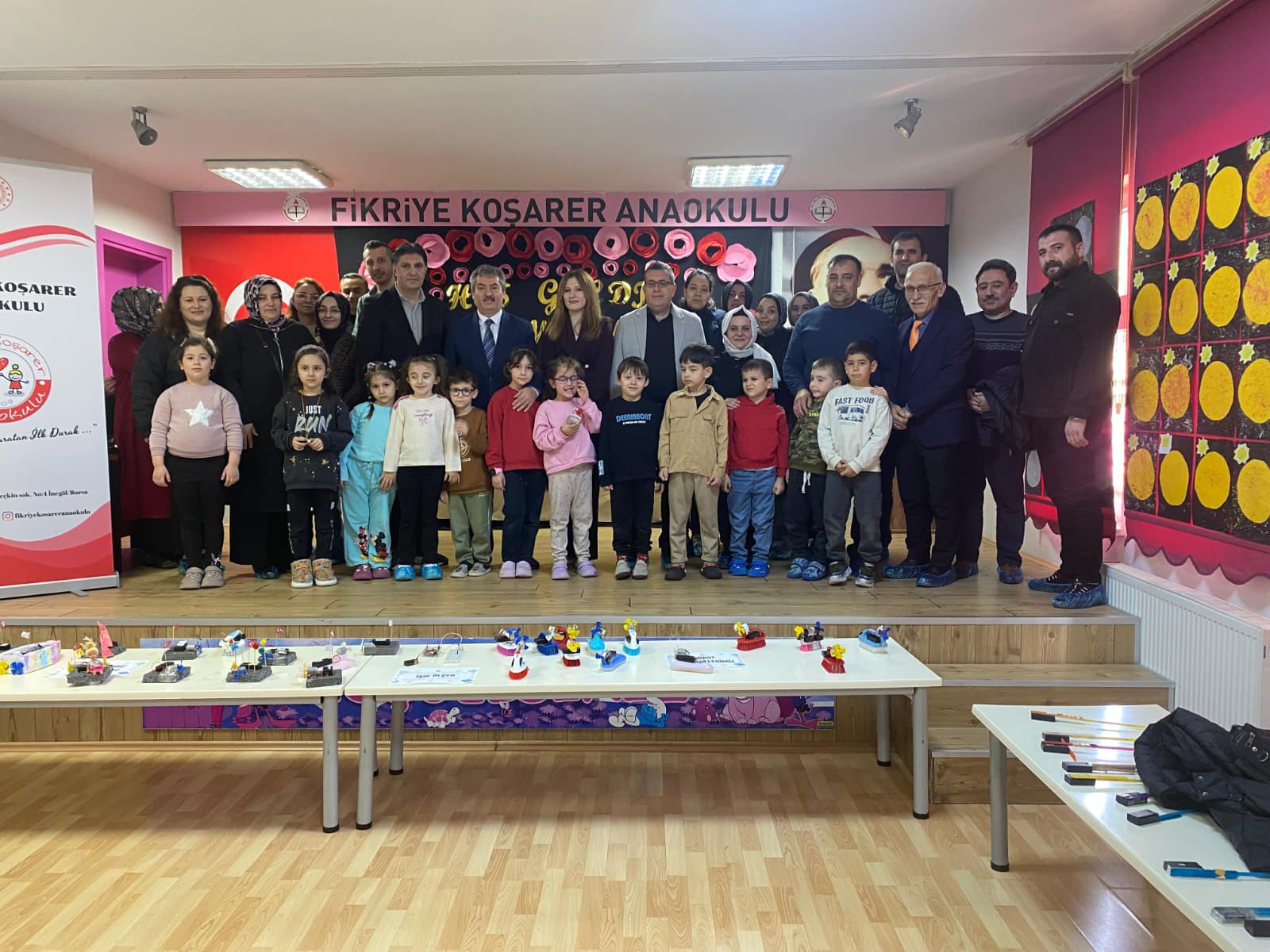 Fikriye Koşarer Anaokulu’nda bilim ve teknoloji sergisi