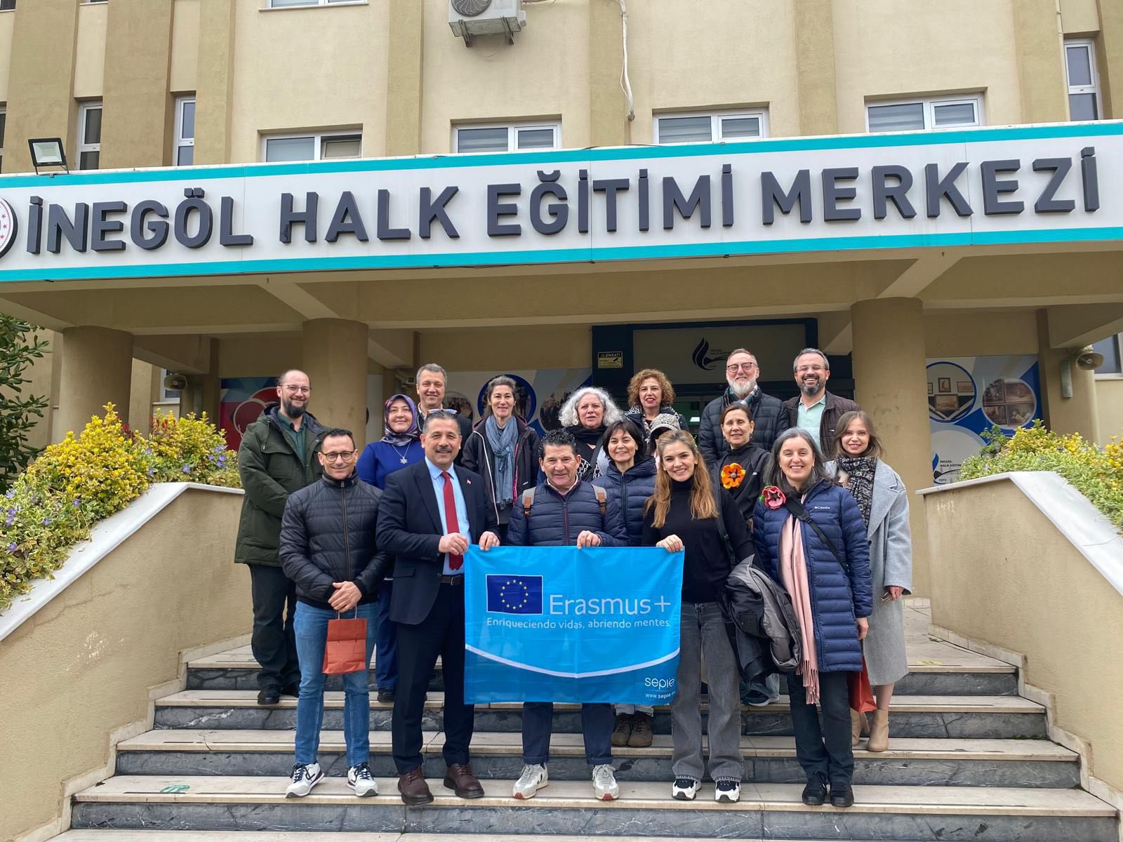 İnegöl Halk Eğitimi Merkezi’ne İspanya’dan eğitim ziyareti