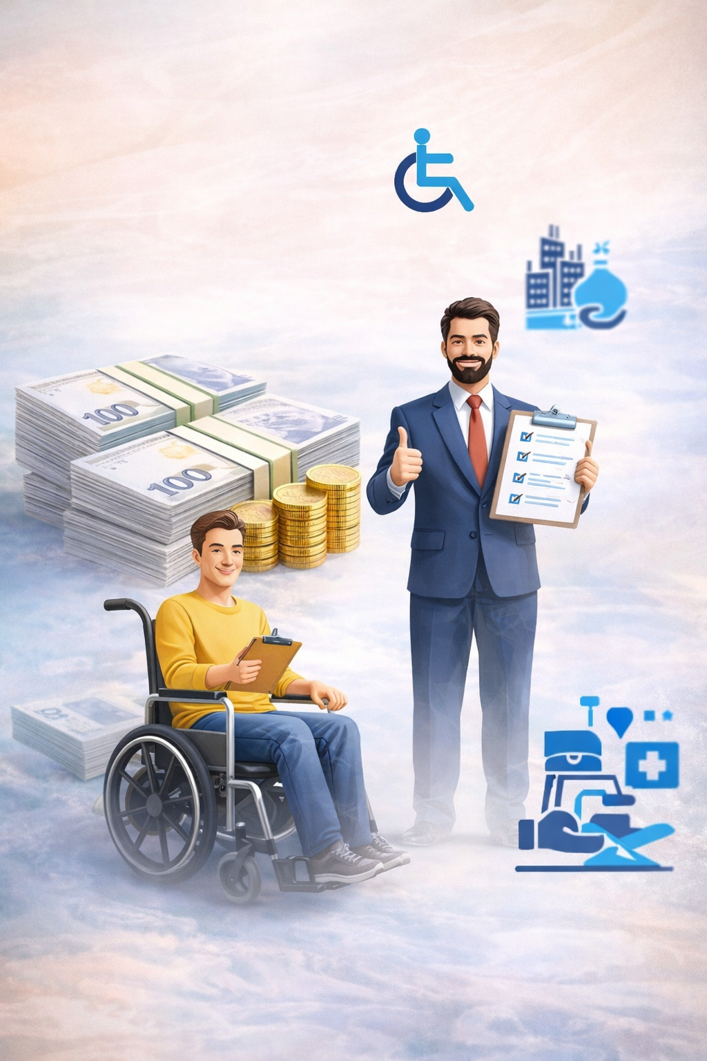 Engelli ve eski hükümlülere yüzbinlerce liralık destek