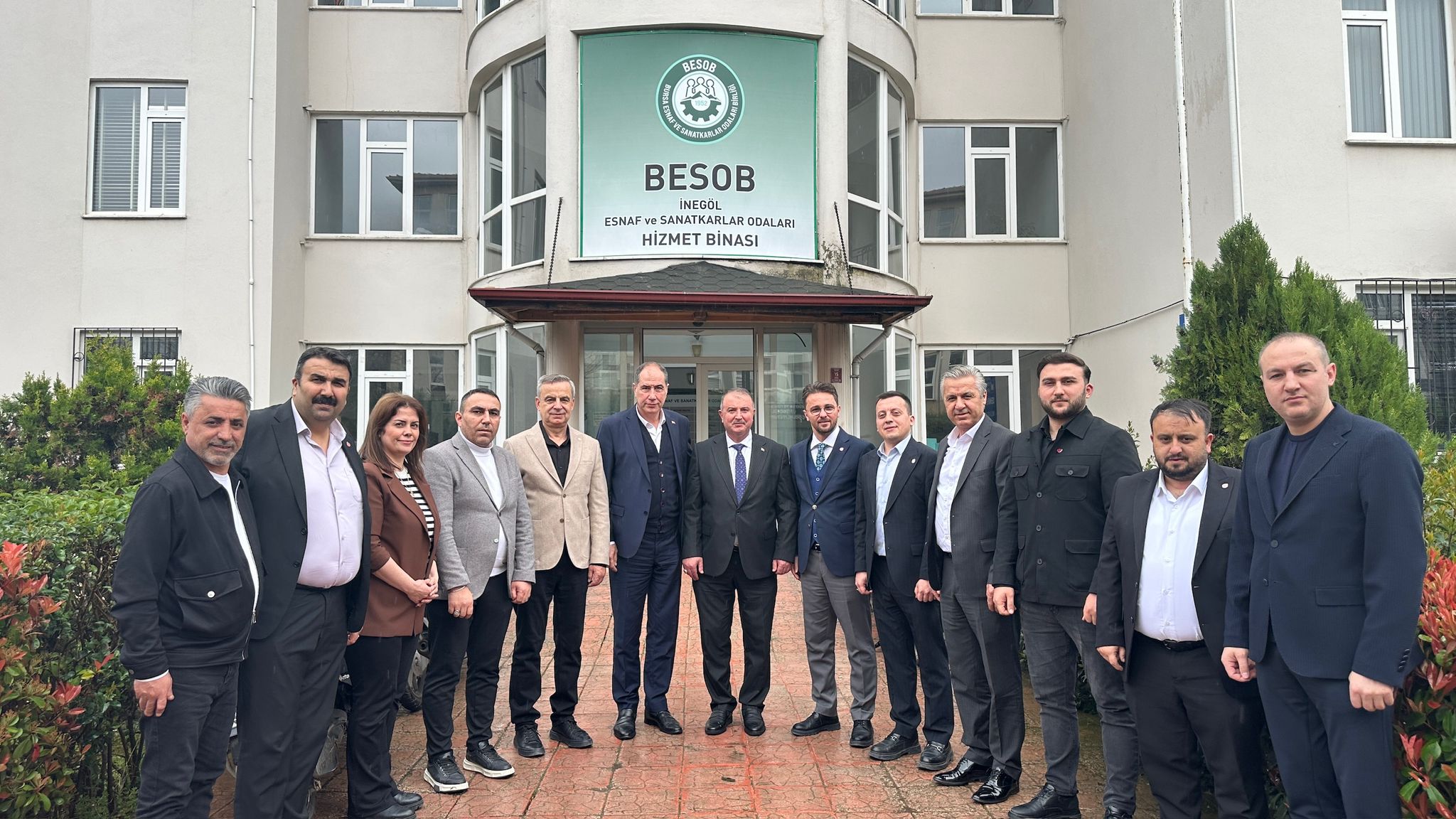 İnegöl Mobilyacılar Odası’na anlamlı ziyaret